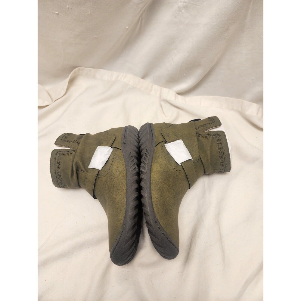 JBU by Jambu Ankle Boots Dottie Olive Green Water Resistant Women 7.5 - Picture 5 of 10